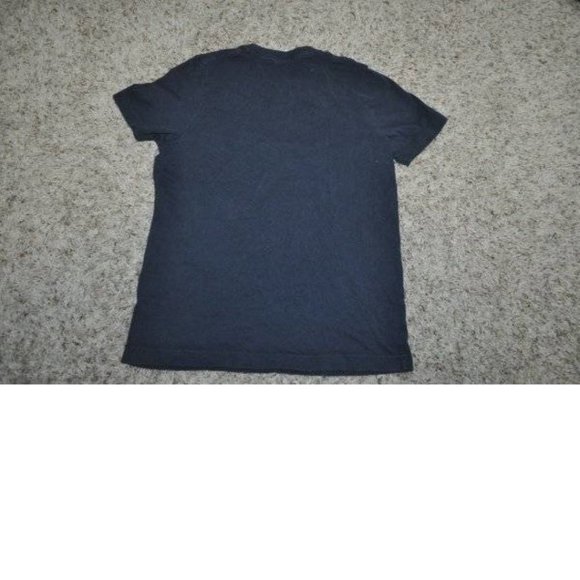 *T-Shirts Abercrombie Large 2 Pc Navy Blue Short Sleeve V-Neck Tee Shirts - Picture 5 of 5